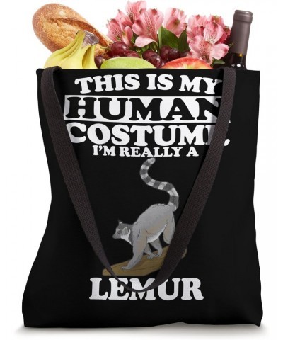 This Is my Human Costume I'm Really A Lemur Tote Bag $12.87 Totes