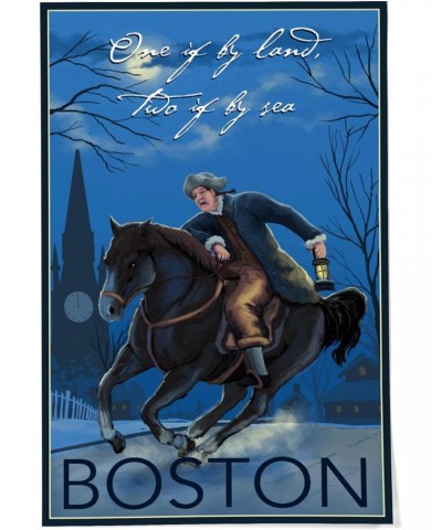 24x36 Inch Giclee Print, Boston, Massachusetts, Paul Revere, One If By Land $29.49 Totes