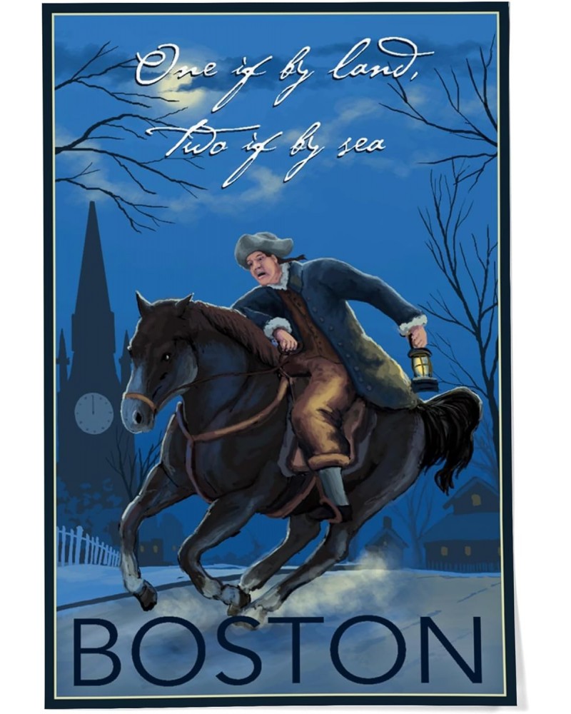 24x36 Inch Giclee Print, Boston, Massachusetts, Paul Revere, One If By Land $29.49 Totes