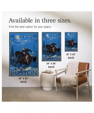 24x36 Inch Giclee Print, Boston, Massachusetts, Paul Revere, One If By Land $29.49 Totes