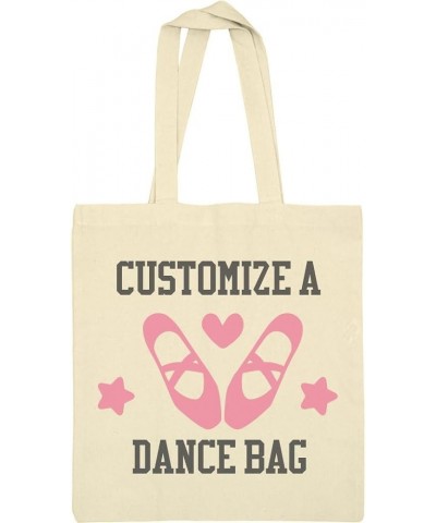 Customize A Dance Tote Bag: Canvas Bargain Tote Bag Natural $15.07 Totes