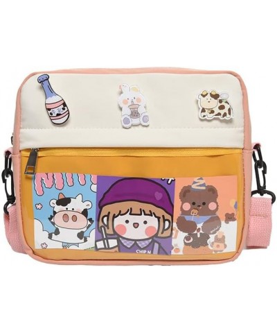 Kawaii Small Crossbody Bag and Purse for Teen Girls Cute Mini Shoulder Bag Y2k Aesthetic Purse Bag Women Cross Body Bag Pink ...