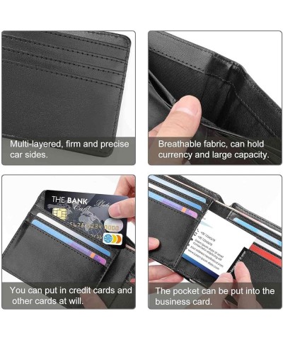 PU Leather Bifold Wallet Coin Purse Soft Stylish Credit Pass Case Card-Holder for Boy Girl Men Woman Money Storage Multi 16 $...