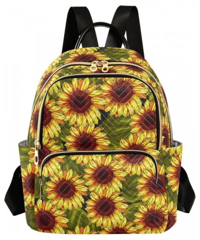 Bright Sunflowers Women's Backpack Purse Causal Daypack Work Travel College Business Trip Bag Shoulder Bag Small $16.31 Backp...