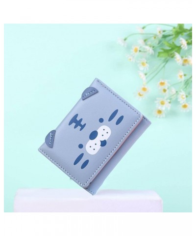 Women's Wallet Women's Card Holder Lady's Clutch Bag Small Wallet Cute Short Cartoon Coin Purse 3 Heise $21.58 Wallets