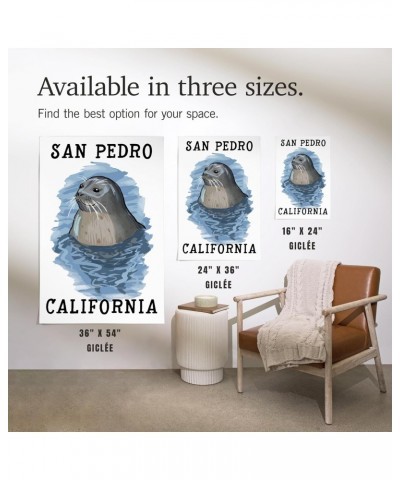 24x36 Inch Giclee Print, San Pedro, California, Harbor Seal $29.49 Totes