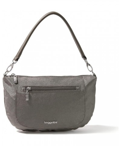 Modern Everywhere Half Moon Crossbody Sterling Shimmer $27.55 Crossbody Bags