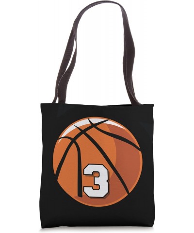 Basketball Number 3 | Basketball Gifts | Tote Bag $10.94 Totes