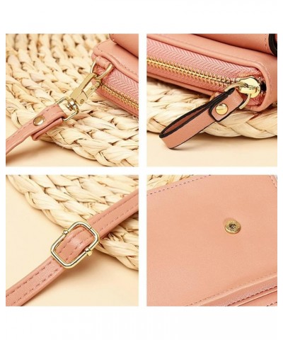 Crossbody Bag for Women PU Leather Shoulder Bag Cell Phone Bag Purse Handbag Red $32.10 Totes