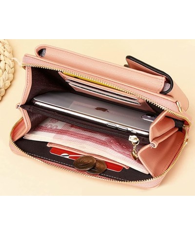 Crossbody Bag for Women PU Leather Shoulder Bag Cell Phone Bag Purse Handbag Red $32.10 Totes