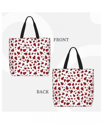 Colorful Fishes Print One-Shoulder Convenience Store, Portable Storage Bag, Work, School,Shoulder Bag Ladybug $19.18 Shoulder...