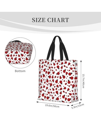 Colorful Fishes Print One-Shoulder Convenience Store, Portable Storage Bag, Work, School,Shoulder Bag Ladybug $19.18 Shoulder...