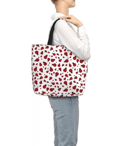 Colorful Fishes Print One-Shoulder Convenience Store, Portable Storage Bag, Work, School,Shoulder Bag Ladybug $19.18 Shoulder...