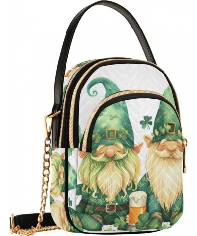 Crossbody Bag for Women, Saint Patrick's Day Gnome7 Phone Purse Detachable Chain Bag Shoulder Handbag Wallet $10.32 Crossbody...