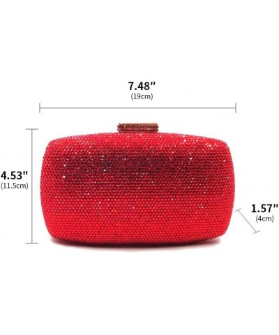 Women Rhinestone Clutch Purses Unique Purses for Women Money Bags for Party Diamond Purses Women's Evening Handbags Red $56.5...