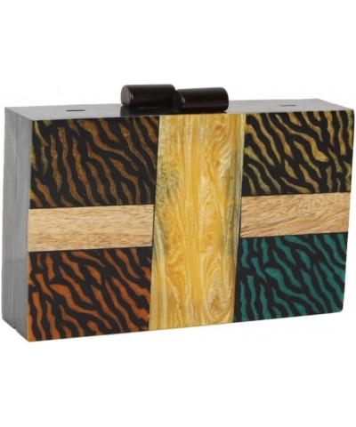 Women's Evening Clutch Bag, Acrylic Square Box Shoulder Hangbag $16.87 Evening Bags