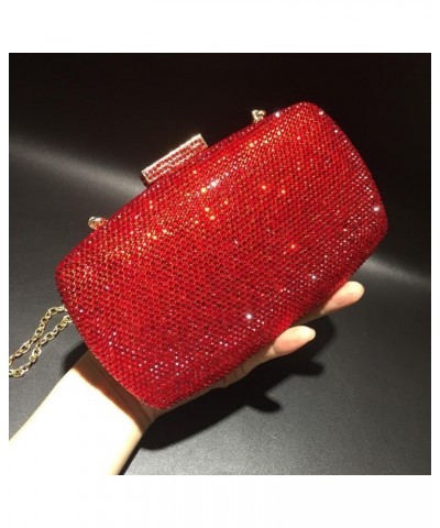 Women Rhinestone Clutch Purses Unique Purses for Women Money Bags for Party Diamond Purses Women's Evening Handbags Red $56.5...