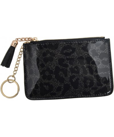 Women Wallet Coin Purse Women Zipper Wallet Black 14.00X9.00X0.50CM $7.72 Wallets