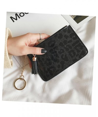 Women Wallet Coin Purse Women Zipper Wallet Black 14.00X9.00X0.50CM $7.72 Wallets