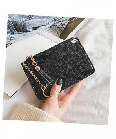 Women Wallet Coin Purse Women Zipper Wallet Black 14.00X9.00X0.50CM $7.72 Wallets