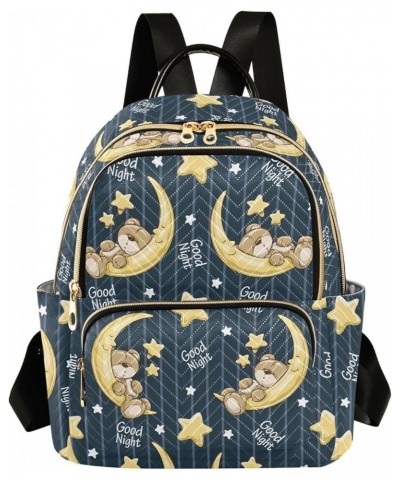 Cute Cartoon Bear Backpack Purse for Women Lightweight Back Pack Casual Daypack Travel Shoulder Bag Bookbag - S Small Multi07...