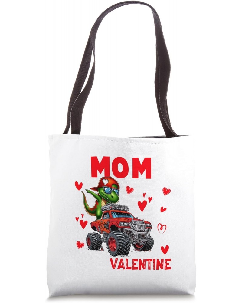 Girls Funny Joke Mom Is My Valentine Dabbing T-Rex Driver Tote Bag $10.56 Totes