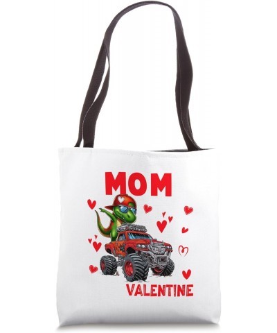 Girls Funny Joke Mom Is My Valentine Dabbing T-Rex Driver Tote Bag $10.56 Totes