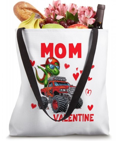 Girls Funny Joke Mom Is My Valentine Dabbing T-Rex Driver Tote Bag $10.56 Totes