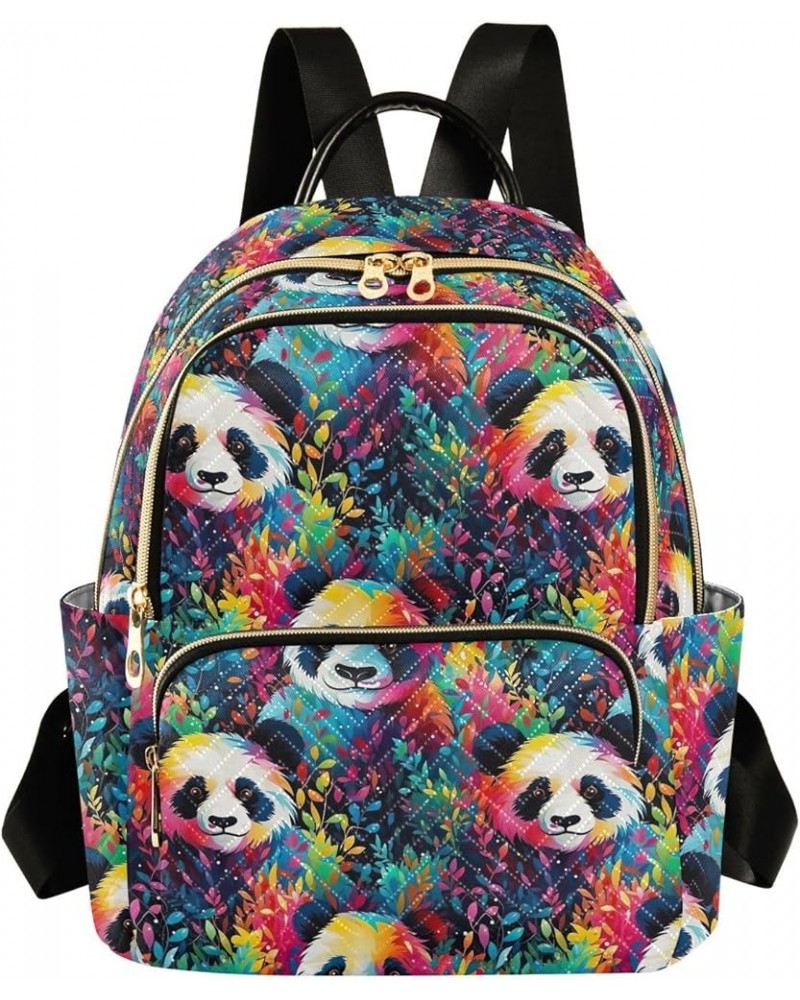 Cute Panda Animal Backpack Purse for Women Small Travel Bag Fashion Daypack M 202a4945 M(11.4"x6.1"x14.17") 202a4945 $19.27 B...