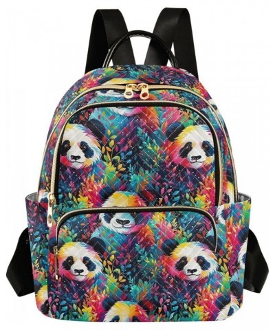 Cute Panda Animal Backpack Purse for Women Small Travel Bag Fashion Daypack M 202a4945 M(11.4"x6.1"x14.17") 202a4945 $19.27 B...