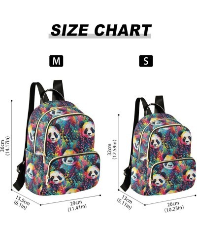 Cute Panda Animal Backpack Purse for Women Small Travel Bag Fashion Daypack M 202a4945 M(11.4"x6.1"x14.17") 202a4945 $19.27 B...