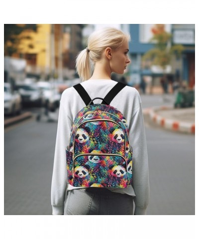 Cute Panda Animal Backpack Purse for Women Small Travel Bag Fashion Daypack M 202a4945 M(11.4"x6.1"x14.17") 202a4945 $19.27 B...