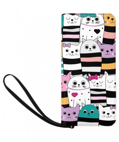 Cute Cartoon Animal Womens Clutch Wallet Large Wristlet Zipper Clutch Large Travel Purse Design 9 $16.39 Clutches