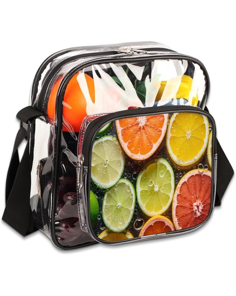 Giraffe Scarf Stadium-Approved Clear Crossbody Bag Clementine $12.71 Crossbody Bags