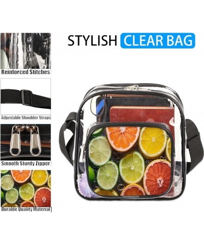 Giraffe Scarf Stadium-Approved Clear Crossbody Bag Clementine $12.71 Crossbody Bags