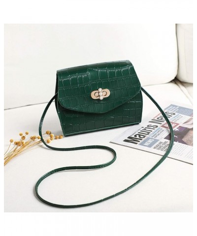 Shoulder Handbag Bag Bag Messenger Ladies Fashion All- Bag Leather Shoulder Bag for Men (Red, One Size) Green $10.56 Totes