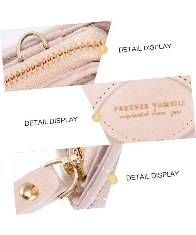 1pc Shoulder Messenger Bag Woman Casual Bag Pu Mini Phone Purse Pu Leather Card Bag Women Bag Women Beige $9.18 Totes