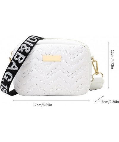 Women's Fashionable Single Shoulder Bag with Zipper ClosureUnique Patterned Strap Suitable for Fashion Enthusiasts Black $7.5...