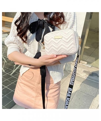 Women's Fashionable Single Shoulder Bag with Zipper ClosureUnique Patterned Strap Suitable for Fashion Enthusiasts Black $7.5...