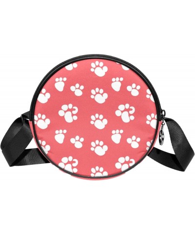 Crossbody Bags for Women,Crossbody Bag Men,Small Sling Bag,Animal Paw Print Pattern Wild Animal,Crossbody Purse $11.72 Crossb...