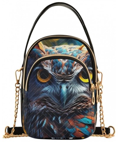 Magical Owl Forest Women's Sling Bags, Fashion Crossbody Handbags Purse with Chain Strap Top handle 5.91×3.15×8.27 Inches $12...