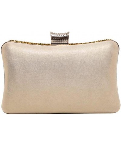 Fashion Clutch Bag Wedding Clutches Crystal Elegant Clutch Evening Party Bags Sparkling Purse Gold $18.19 Evening Bags