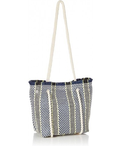 Vacation Stripe Shoulder Bag E5802 475169 Bule $28.30 Shoulder Bags