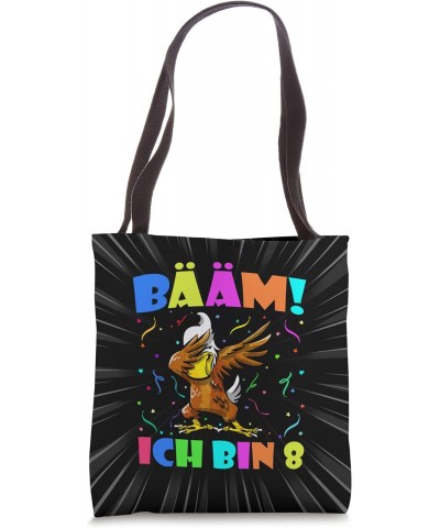 Dabbing Eagle - Bääm Ich Bin 8 Boys Girls 8th Birthday Party Tote Bag $10.76 Totes