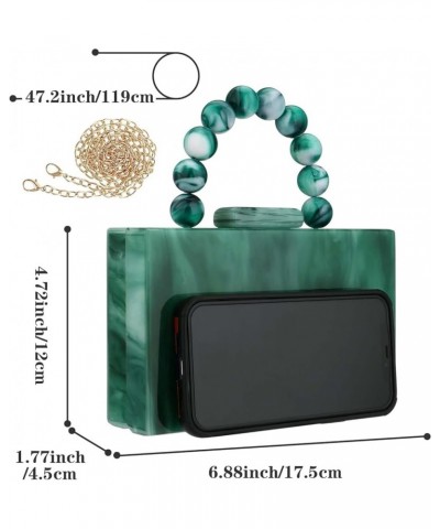 Acrylic Purses and Handbags for Women with Marbling Purses and Handbags Elegant Banquet Evening Crossbody Bag Box Clutch D $2...