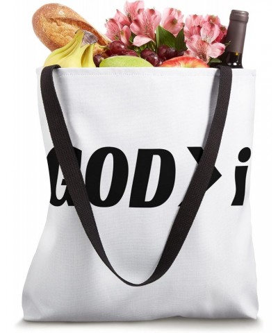 God Is Greater Than I Christian Tote Bag $15.59 Totes