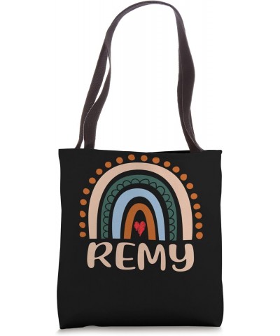 Remy Name Personalized Funny Women Rainbow Remy Tote Bag $16.23 Totes