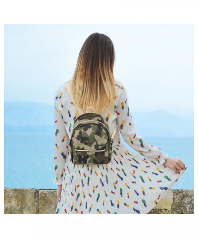 Butterfly Backpack Purse for Women PU Leather Lightweight Ladies Shoulder Fashion Satchel Bags Travel Casual Daypack Camoufla...