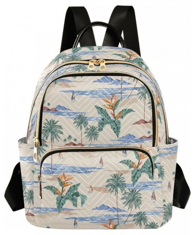 Island Palm Trees Backpack Purse for Women Fashion Ladies Shoulder Bags Travel Bag Back Pack HandBag Lady Gifts,M Medium $18....