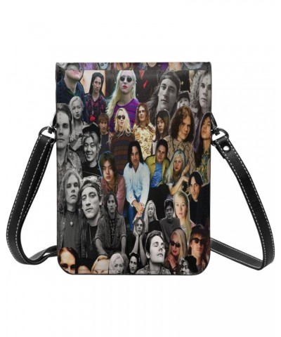 The Rock Smashing Music Pumpkins Band Collage Small Cell Phone Purse Cell Phone Purse Clutch Handbag For Womens Female Black ...